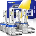 Autoone H11/h9/h8 9005/hb3 Led Bulbs Combo 6000k White, H11 9005 Lights Fog. Fixed Price $50.07.