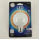 Ge 40w Decorative Led G25 Dimmable Soft White Bulb 350 Lumens 1439282 V13. Fixed Price $7.99.