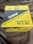 Damar 15w -130volt 80b Candelabra Lot Of 25 In Box. Fixed Price $35.00.