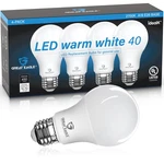 Great Eagle A19 Led Light Bulbs 40 Watt 4 Count (pack Of 1), 2700k Warm White. Fixed Price $14.99.