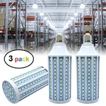 3 Pack E26 Led Corn Light Bulbs 50w 6000k 5000lm For Garage Warehouse Workshop. Fixed Price $26.67.
