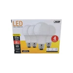 Feit Electric A19 E26 (medium) Led Bulb Soft White 60 Watt Equivalence 4 - Total. Fixed Price $20.89.