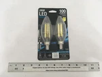 New Feit 2-pk 100w High Lumen Chandelier B10 Led Bulb 5000k E12 1000 Lumens (sw). Fixed Price $19.90.
