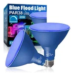 Loxyee Par38 Blue Flood Light Outdoor,20w Bulbs Replace To 200w Chri. Fixed Price $28.99.