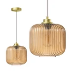 Edishine Modern Pendant Light With Colored Glass, Dimmable, Easy Install. Fixed Price $59.99.