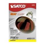 Satco Lighting S4998 - 250 Watt R40 Dimmable Heat Lamp Red (2 Pack). Fixed Price $21.99.