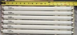 Lot Of 6 - Ge F15t8/d830 15w T8 18" Fluorescent Light Bulb Sylvania , Free Ship. Fixed Price $46.58.
