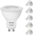 Dicuno Gu10 Led Bulbs 5w Daylight White, 6000k, 500lm, 45 Degree Beam Angle, Spo. Fixed Price $23.52.