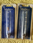 2 Pack Ge Lighting 40 Watt Tubular Bulb T6.5 E17 Base. Fixed Price $14.00.