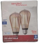 Sengled Smart Edison Bulbs, S1 Auto Pairing With Alexa Devices, Vintage. Fixed Price $12.99.