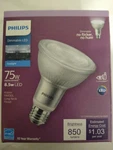 Philips Dimmable Led 75w Long Neck Flood Bulb, Indoor Dimmable, Daylight. Fixed Price $10.70.