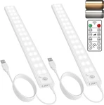 60 Led Motion Sensor Light, 2 Pack Usb Rechargeable Under Cabinet Lights. Fixed Price $22.99.