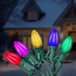 C7 Led Christmas Lights, 25ft Vintage 25ft, C7led Clear Multicolor Lights. Fixed Price $23.99.