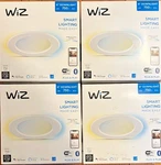4 Pack Philips Wiz Smart Light Recessed Retrofit Downlight 6" Tunable White Wifi. Fixed Price $35.99.