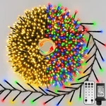 100ft 2000 Led Cluster String Lights Plug In, Dual Color Changing Christmas T.... Fixed Price $80.67.