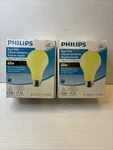 3- Pack Lot (6 Bulbs) Philips Bug-a-way 60w Light Bulb Yellow A-19 Med Base. Fixed Price $20.00.