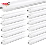 Jesled T8 T10 T12 8ft Led Tube Light Bulbs, 50w 6000lm, 5000k Daylight White, Si. Fixed Price $235.16.