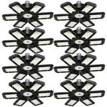 Audles 8 Pack Led Garage Light, 200w 20000lm 6500k Shop Lights, Li.... Fixed Price $134.56.