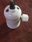 Antique Vintage Ge General Electric Porcelain Turn Paddle Key Light Socket. Fixed Price $22.00.