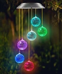 Gifts For Women Solar Disco Ball Garden Patio Outdoor Decor Lovely Color Cha. Fixed Price $29.42.