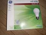 Ge 75 Watt Soft White Light Bulbs, 1085 Lumens, 6-pack Double Life. Fixed Price $39.99.