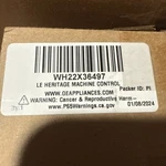 Ge Washer Main Control Wh22x36497. Fixed Price $50.00.