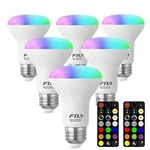 Ftl Br20 Led Light Bulbs Color Changing R20 Dimmable Flood 7w 6-pcck. Fixed Price $30.55.