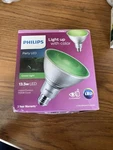 Philips Green 13.5w Led Par 38 Flood Light Indoor Ooutdoor Last 10 Yrs Holiday. Fixed Price $16.99.