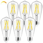 Hizashi Led Edison Bulbs, 6w, Equivalent 60w, Dimmable E26 Bulb, 3000k So.... Fixed Price $37.91.