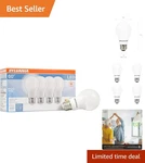 Energy-efficient Sylvania Led Light Bulbs - 60w Equivalent Bright White, 4 Pack. Fixed Price $13.91.