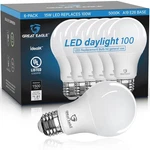 Great Eagle A19 Led Light Bulbs 100 Watt Equivalent - Ul Listed Daylight 50.... Fixed Price $19.97.