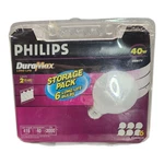 6 Pack Philips Duramax 40w Vanity Bulbs G25 Medium Base W/ Storage Case. Fixed Price $42.95.