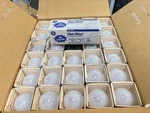 (60 Bulbs) Ge 90w Frosted White Light Bulbs, A19, 1465 Lumens, 120v, New Sale. Fixed Price $225.00.