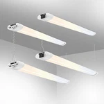 Alusso 5cct Led Shop Lights 4ft, 4800lm, 20w 30w 40w, Garage Workshop 4-pack. Fixed Price $175.98.
