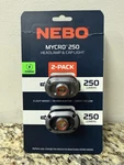 Nebo Mycro 250 Rechargeable Headlamp Lumens, 3 Light Modes, Water Resistan. Fixed Price $37.44.