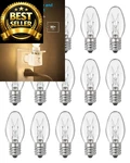 Ouukoo 20 Watt Himalayan Salt Lamp Bulbs, Rock Night Light Clear Glass. Fixed Price $13.99.
