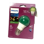 1 Count Philips Party Led 8 W Light Bulb Green. Fixed Price $8.00.