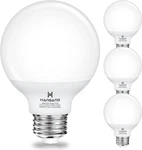 Hansang G25 Led Globe Light Bulbs, Bathroom Vanity Bulbs E26 Base Warm Whi. Fixed Price $20.99.