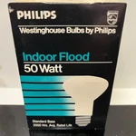 New Westinghouse Philips 50w Indoor Flood 120v Bulb 2000 Hrs 50 W R20 Floodlight. Fixed Price $7.18.