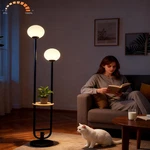 Acohook 63in 2-globe Floor Lamp Dimmable Tall Standing Lamps Table 3000k Warm. Fixed Price $89.64.