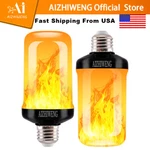 Led Flame Light Bulb, 2 Pack E26 Flickering Bulbs With 4 Modes, Faux. Fixed Price $16.94.