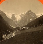 Italy Stilfs Stelvio Trafoi Panorama Old Stereo Photo Unterberger 1890. Fixed Price $30.65.