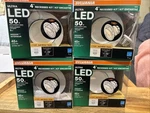 Sylvania Ultra Led 4" Recessed Kit 50w Dimmable White Light Nib Set Of 4. Fixed Price $19.99.