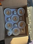 12 - Led Bulbs, 5 Watt Mr16 Bright White 120v 12gu1050wt20d01. Fixed Price $25.00.