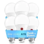 Sunco 6 Pack Dusk To Dawn Led Outdoor Light Bulb A19, Photocell Automatic For.... Fixed Price $25.91.