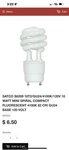 18t2/gu24/41k Satco S8209. Fixed Price $12.00.