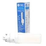 Ge Led9g24q-h/830 Led Bulb, 4 Pin Cfl Socket Pl Horizontal 3000k 1200 Lm 9w Nib. Fixed Price $14.95.