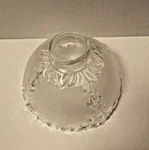 Minka Lighting Clear Flowers Frosted Fan Glass 2.25" Glassware 2514 New Wow!. Fixed Price $29.99.