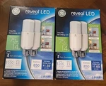 Ge Reveal Led 75w 14w 850 Lumens (4 Bulbs Total). Fixed Price $45.00.