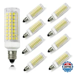 Hxwy 8-pack E12 Led Bulb 7w=75w Halogen, Dimmable 120v 730lm Candelabra. Fixed Price $38.59.